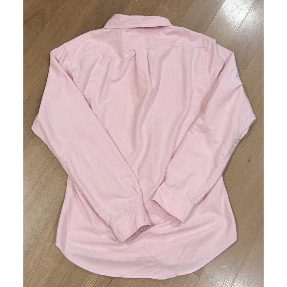 Ralph Lauren Shirt Mens Medium Slim Fit Pink Oxford Button Down Long Sleeve - Picture 6 of 6